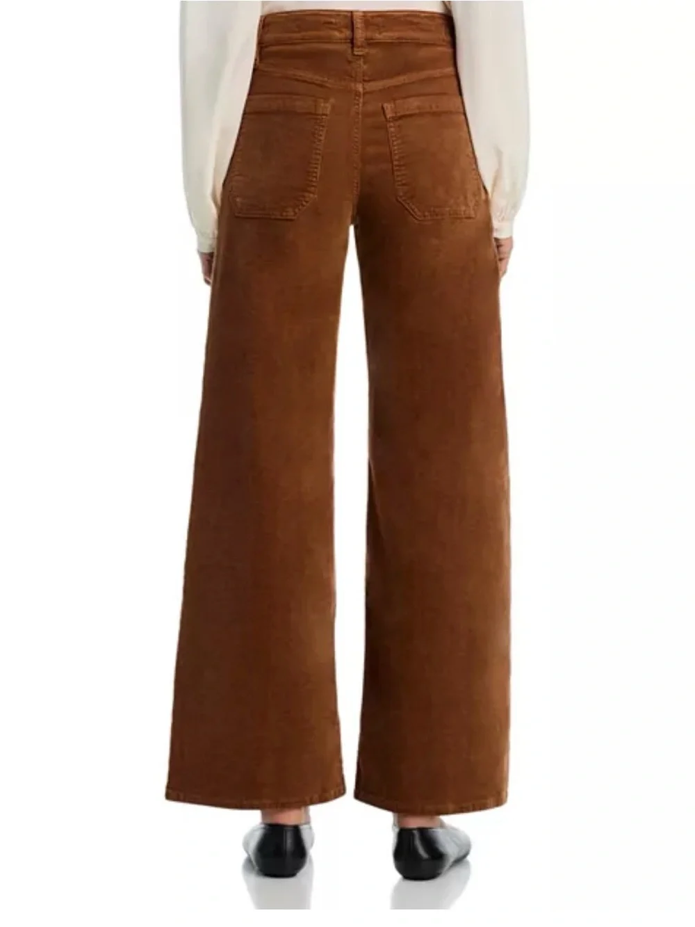 Frame Denim Women’s Wide Leg Pants in Brown Corduroy